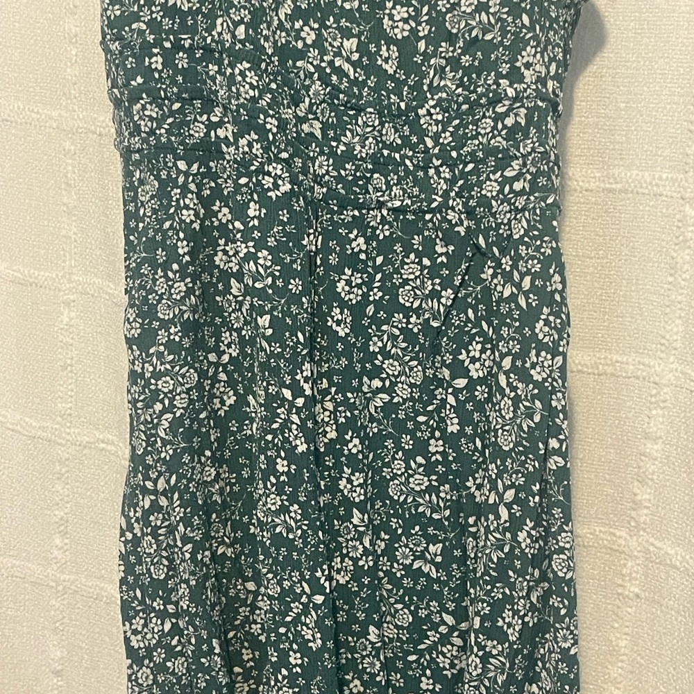 As U Wish Green Floral Dress
